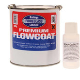 Baileys Black Flowcoat / Topcoat with Hardener 500g - 7402